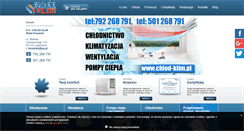 Desktop Screenshot of chlod-klim.pl